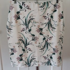 Floral Pencil Skirt